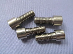 01-6947S NORTON DOMINATOR ALLEN KEY SOCKET HANDLEBAR CLAMP SCREW S/STEEL (SET 4) - Picture 1 of 1