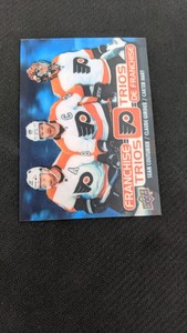 2020-21 UD TIM HORTONS FRANCHISE TRIOS COUTURIER CLAUDE GIROUX CARTER HART T-17