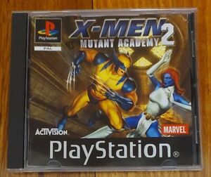 Playstation 1 Classic Original X-MEN 2 Mutant Academy PS1 PSX Video Game Manual