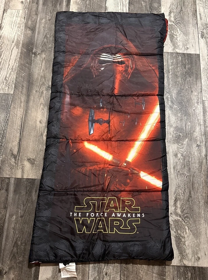 Disney Star Wars Saco de Dormir El Despertar de la Fuerza Kylo Ren Niños Camping Gráfico Foto 1 de 4