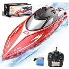  H120 Fast RC Boat for Pools and Lakes, 2.4 GHz 20+ MPH Racing Boats for Kids 