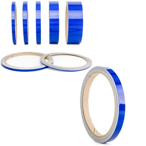 Oilslick Blau Zierstreifen Folie 8mm Hologramm Möbel Auto Wände Dekoration Style - Picture 1 of 9