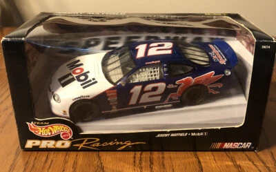 NASCAR DieCast Car #12 Mobil 1 Hot Wheels Pro Racing Jeremy Mayfield 1:24 Scale - Image 1 of 4
