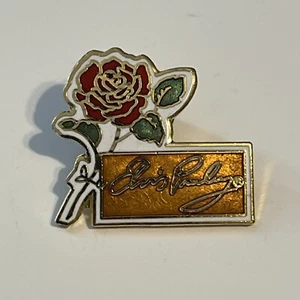 Elvis Presley Rose Pin by Pinnacle Designs Vintage Pin - Picture 1 of 2