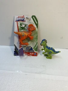 Playskool Heroes Dilophosaurus Jurassic World Dinosaurier Kiefer bewegen orange Neu - Bild 1 von 10
