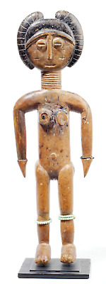 Ghana: Akan, Asante-Figur - Sammlung Ropohl - Restauriertes Stück - Höhe 31,7 Cm • 500€
