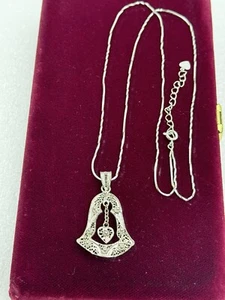 Vintage Sterling Silver Van Lou Filigree Necklace Chain is 925 Silver - Picture 1 of 11