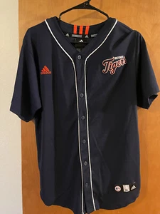 Detroit Tiger's Women's Shirt-VERLANDER-XL-Adidas-Blue - Picture 1 of 9
