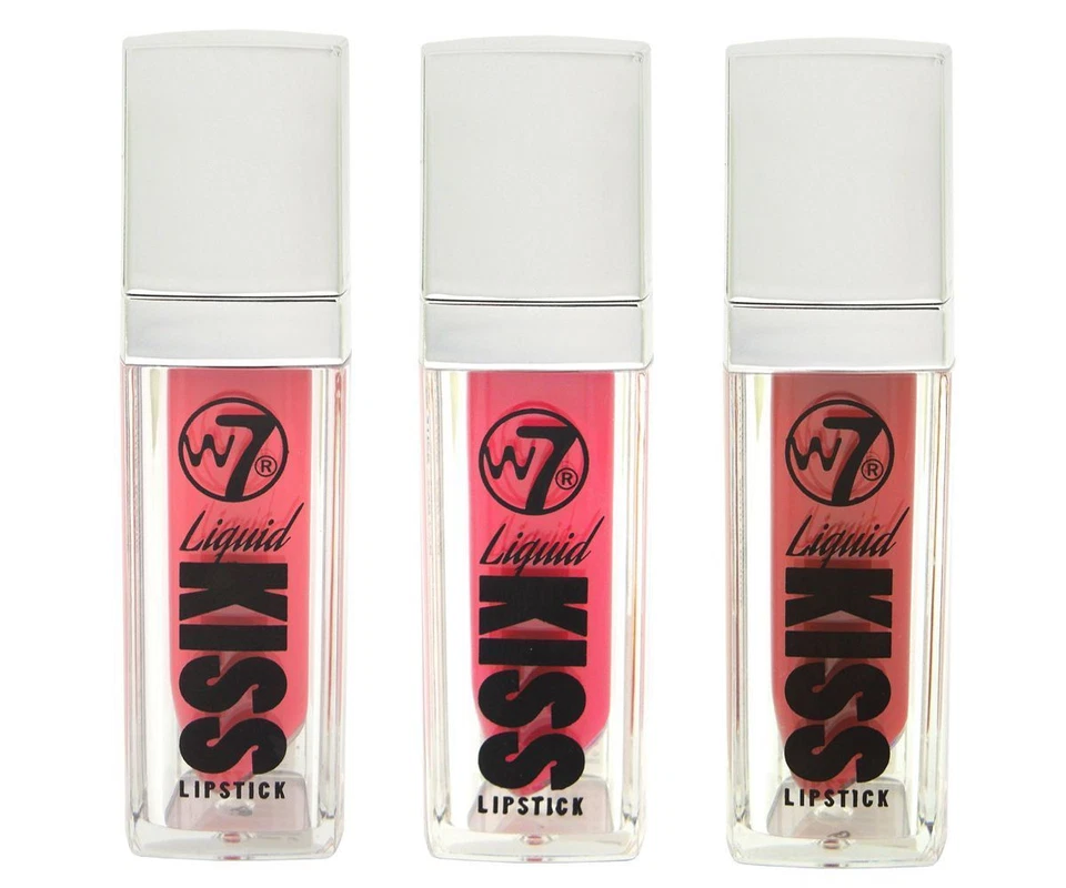Lápiz labial líquido con varita W7 Kiss - COLORES RAROS disponibles REGALO DE VENTA Foto 1 de 1