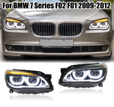 Conjunto de faros LED para BMW F02 F01 2009-2012 xenón HID lavado de cara Foto 1 de 4
