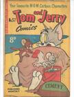 Tom & Jerry Comics #37 1950's Australian Cement At The Beach Cover!
