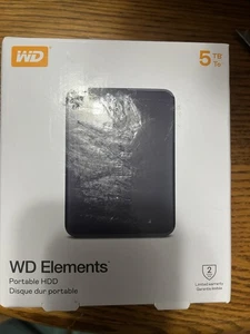 Western Digital 5TB WD Elements Portable - WDBU6Y0050BBK-WESN - Photo 1/4