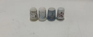 Thimbles LOT of 4 Beautiful Vintage New - Picture 1 of 5