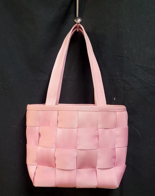 Bolso de cinturón de seguridad tejido HARVEY'S pequeño bolso cartera ROSA Foto 1 de 4