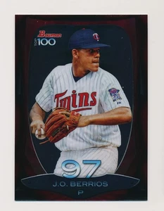 JOSE BERRIOS ⚾ 2013 Bowman Chrome Top 100 Prospects Insert #BTP-97 Twins - Picture 1 of 1