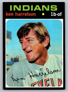 1971 Topps #510 Ken Harrelson Cleveland Indians - Picture 1 of 3
