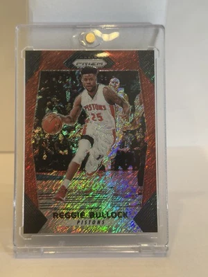 REGGIE BULLOCK Prizm /8 🔥2017-18 Panini Prizm  #177 🔥 Detroit Pistons - Image 1 of 4