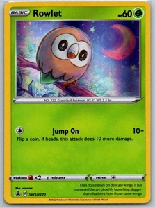 Rowlet - SWSH220 SWSH: Sword & Shield Promo Cards NM - Picture 1 of 2