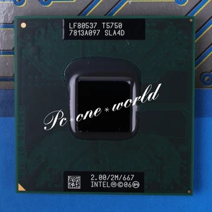 100% OK SLA4D For Intel Core 2 Duo T5750 2 GHz Dual-Core Laptop Processor CPU - Picture 1 of 1