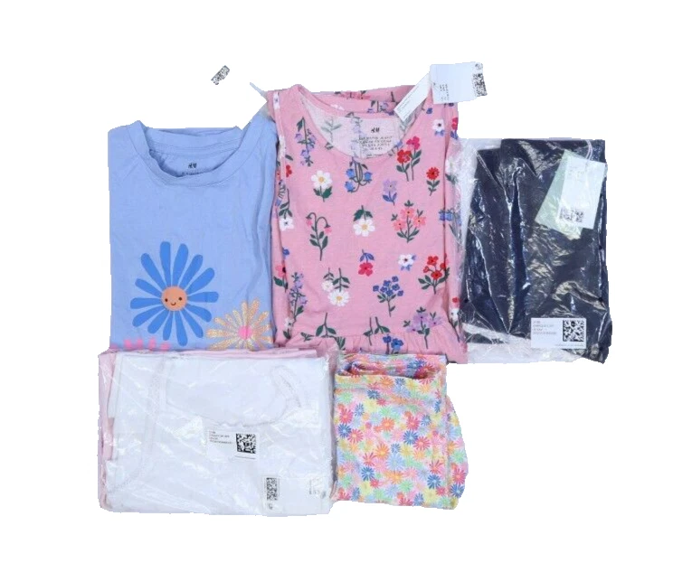 H&M Lote a Granel de 7 Niñas Talla Pequeña 6/7 Temporadas Mixtas Prendas para el torso Pantalones Vestidos Foto 1 de 4