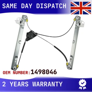 Fit Ford Fiesta Mk5 Mk6 3-Door Drivers Front Right Window Regulator 2003-08 - Picture 1 of 4