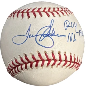 Tommy Helms Autographed Official Major League Baseball W/ NL ROY 1966 JSA - Picture 1 of 4