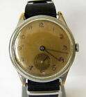 Art Deco Wwii Era Rare Large Military Swiss Men's Mechanical Watch "Stima" # 394