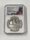 2018 W SILVER WWI COIN & US ARMY NGC PF 70 UC EARLY RELEASES FLAG