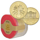 2023 Austria Gold Philharmonic 1/2 oz 50 Euro - 1 Roll 10 BU Coins in Mint Tube