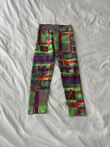 Girl’s Colorful Leggings Size Large 379 - Picture 1 of 6