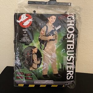 Ghostbusters Classic Jumpsuit Brown Fancy Dress Up Halloween Child Costume Small