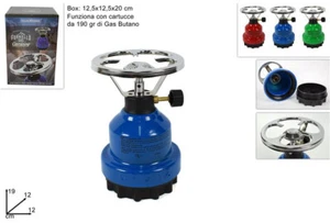 FORNELLO GAS CAMPEGGIO PORTATILE DA TAVOLO CUCINA CAMPING CAMPER PESCA - Foto 1 di 1