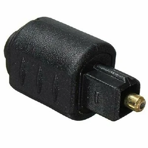 1-Pack Optical 3.5mm Female Mini Jack Plug to Digital Toslink Male Audio Adapter - Picture 1 of 5