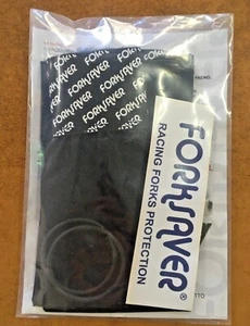 CALZE CUFFIE FORCELLA FORKSAVER PER STELI DA 45 mm A 48 mm NERE - Foto 1 di 3