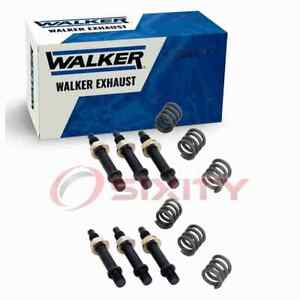 2 pc Walker Y-Pipe Inlets Exhaust Bolt & Springs for 1988-1993 GMC C1500 ac