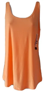 No Boundaries Neon Orange Tank Top Super Soft Stretch L(11/13) #CR80 - Picture 1 of 2
