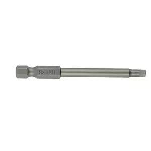 Single Torx Screwdriver Bit 75mm Long 1/4" Hex Star Security Pin Magnetic T6-T40 - Picture 1 of 18