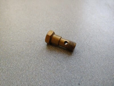 NICE USED ORIGINAL GENUINE PORSCHE 911  SOLEX 40PI-1 CARBURETOR BANJO BOLT - Image 1 of 4