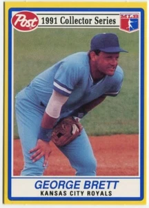 1991 MSA Post Cereal #26 George Brett Kansas City Royals - Picture 1 of 2