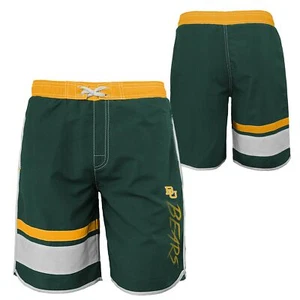 Outerstuff NCAA Youth Baylor Bears Color Block Swim Trunks - Picture 1 of 7
