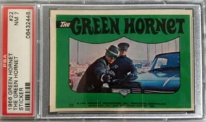 BRUCE LEE 1966 THE GREEN HORNET #22 STICKER. PSA GRADED 7 NEAR MINT. - Picture 1 of 1