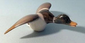 Royal Copenhagen Porcelain Miniature Flying Mallard Duck 2215 - Picture 1 of 7