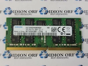 PORTATIL SAMSUNG 16 GB DDR4 RAM PC4-2666V 2Rx8 M474A2K43BB1-CTDQ, SKU 16991 - Imagen 1 de 1