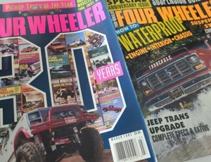 2 FOUR WHEELER Magazine Anniversary Issues (1992 & 1993) - Picture 1 of 5