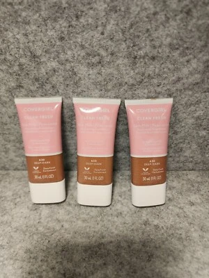 Brand New CoverGirl Clean Fresh Skin Milk Nourishing Foundation #630 Dark A11 -3 - Image 1 of 2