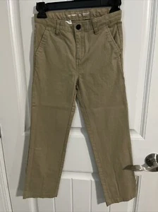 Old Navy Boys straight Leg khaki pants Size 10 plain Front - Picture 1 of 3