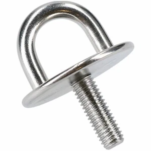 Almohadilla redonda anillo de anclaje para ojos de acero inoxidable hilo M8 - Imagen 1 de 3