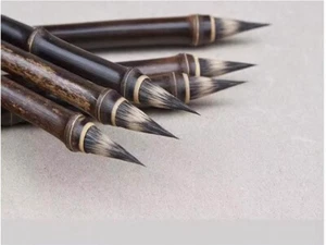 Tinta de agua para cabello de conejo púrpura 2 piezas caligrafía pequeño cepillo de dibujo regular - Imagen 1 de 5