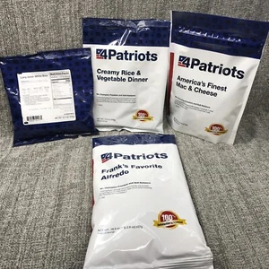 4Patriots 72-Hour Survival Emergency Food 32 Servings Lot Of 4 Camping Outdoors