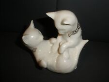 Vtg 1995 Lenox China Jewels Collection Figurine Playing Playful Cats Kittens 4"